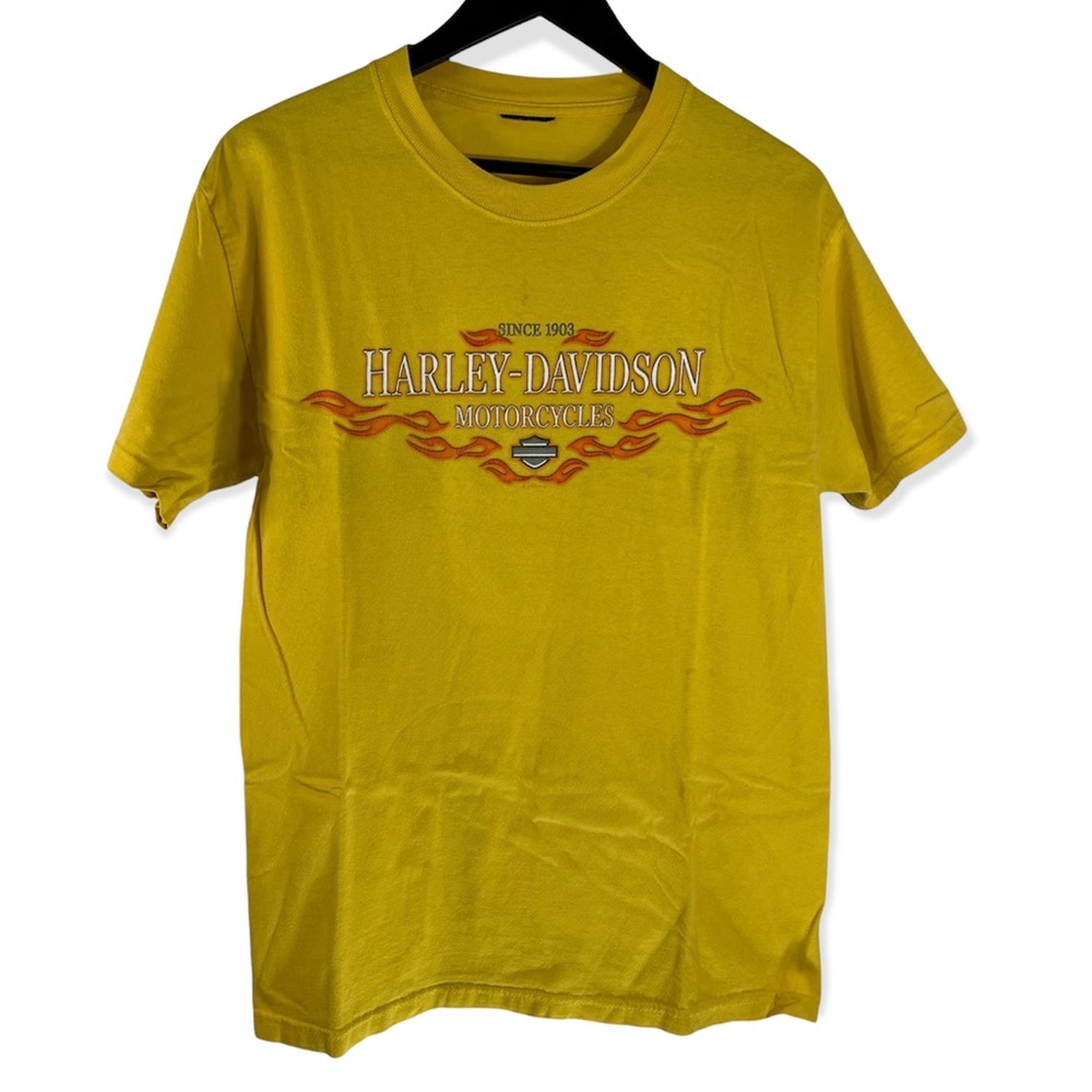 Harley Davidson Motorcyles 2003 Mens T Shirt Littleton NH Chopper Bike Biker USA